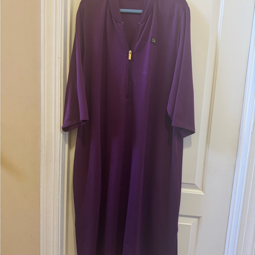 Women’s Calvin Klein Purple Quarter Zip Robe